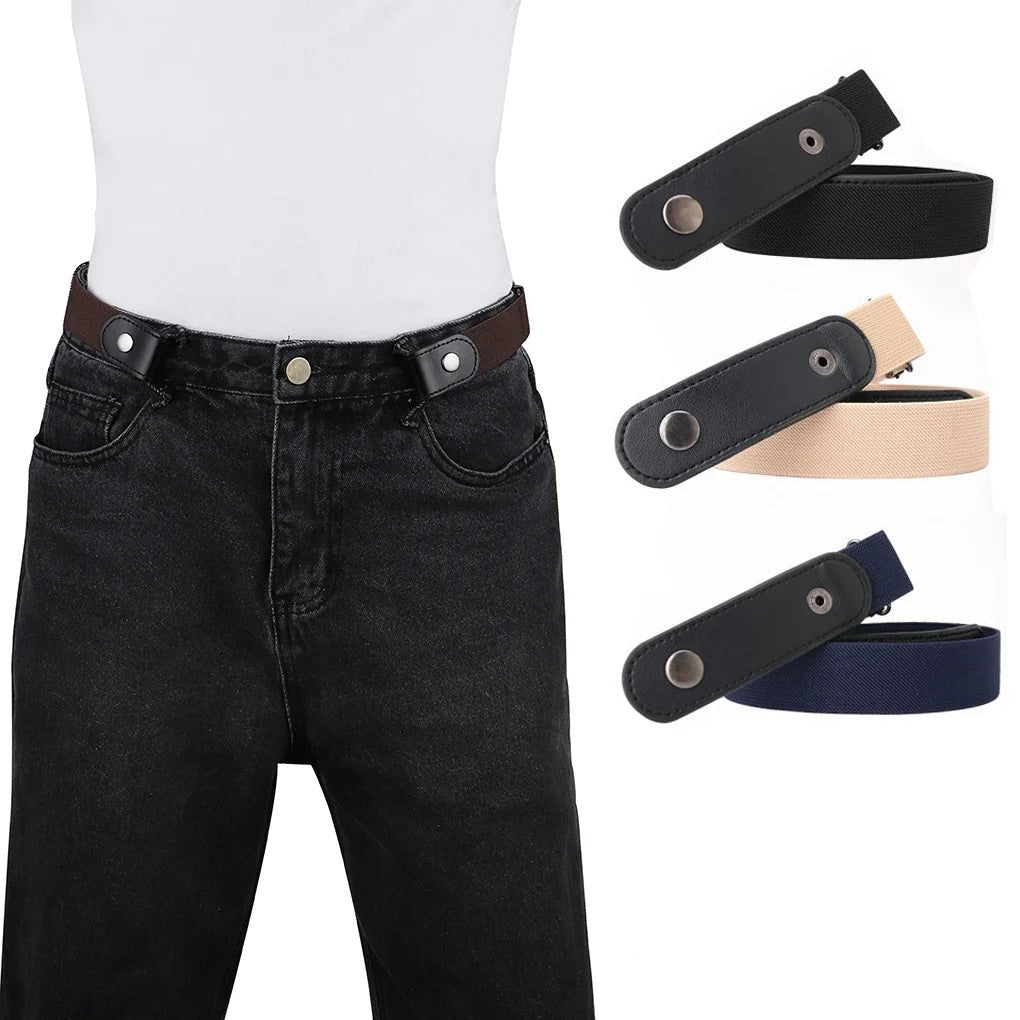 Unissex Elastic belt Without Buckle - 3 Units